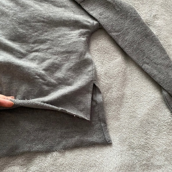 Forever21 Cropped Gray Sweater - Picture 3 of 5